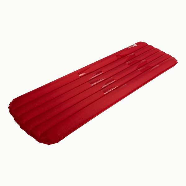 Ковер надувной утеплённый BTrace AirMat Tube (183*51*8см, Красный)